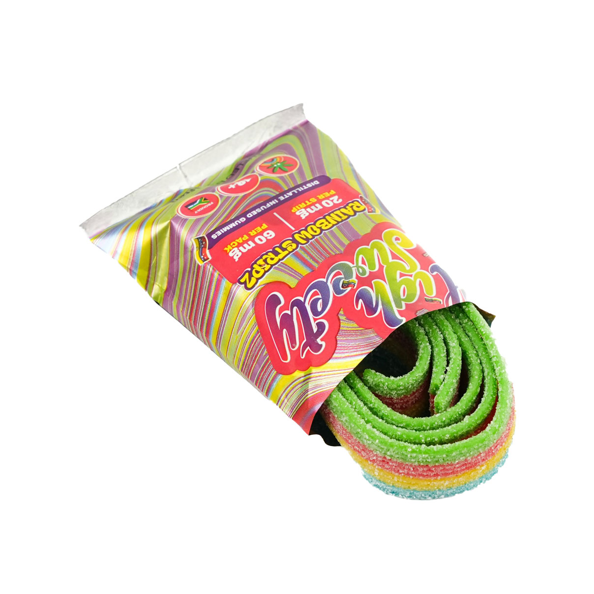 Rainbow Stripz - 60mg - Image 2